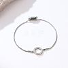 Stainless Steel Snake Chain Slider Bracelets KL8583-3