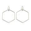 Non-Tarnish 316 Stainless Steel Earring Findings STAS-O149-05P-2