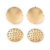 Brass Studs Earring Findings LS-KK-K382-16C-G-2