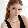 1Pc Rhodium Plated Rhodium Plated 925 Sterling Silver Pendant Bails FIND-GO0001-80-6
