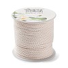 20M Polyester Braided Cord for Jewelry Making OCOR-G015-04A-12-2