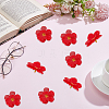 100Pcs Cloth Artificial Flower Head AJEW-GF0013-17A-7