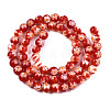 Round Millefiori Glass Beads Strands X-LK-P001-37-2