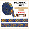 Rhombus Pattern Ethnic Style Polyester Ribbons OCOR-BC0009-21A-2