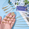 2 Bags 304 Stainless Steel Macrame Pouch Necklace Making for Gemstone Nuggets NJEW-SC0001-85-3