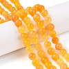 Dyed Natural White Jade Beads Strands G-T138-8mm-210-34-1