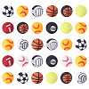 Handmade 8 Ball Polymer Clay Beads CLAY-TA0001-84B-3
