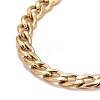 Ion Plating(IP) 304 Stainless Steel Chain Bracelets for Women or Men BJEW-A039-04G-2