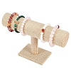 Fingerinspire Linen T-Bar Bracelet Display Stands BDIS-FG0001-02B-1