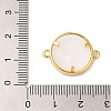 Rack Plating Brass Micro Pave Clear Cubic Zirconia Religion Connector Charms X-KK-L220-003G-01-3