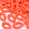 Opaque Spray Painted Acrylic Linking Rings X-OACR-R249-03C-2