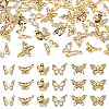 36Pcs 6 Styles UV Plating Alloy Pendants FIND-TA0007-88-1