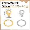Zinc Alloy Lobster Claw Clasps FIND-LP0003-59-2