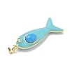 Ocean Dyed Synthetic Turquoise Pendants X-GG-CBA6980-12G-E-2