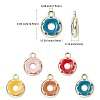 30Pcs Alloy Enamel Charms ENAM-CJ0005-56-2