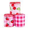 3 Rolls 3 Styles Polyester Ribbon OCOR-TA0003-52-2