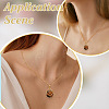 12Pcs 3 Styles Iron Empty Macrame Pouch Pendant Cable Chain Slider Necklace Making NJEW-GO0001-26-5