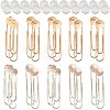  DIY Blank Dome Safety Pin Brooch Making Kit FIND-NB0003-02-1