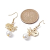 Starfish and Shell Shape Alloy Dangle Earrings EJEW-JE05619-3