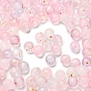 Frosted Transparent Acrylic Beads OACR-F013-12J-1
