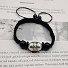 Alloy Oval Braided Bead Bracelets OH5478-2-1