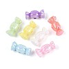 UV Plating Opaque Acrylic Beads OACR-T028-54-1