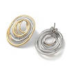 304 Stainless Steel Stud Earrings for Women STAS-Z117-01GP-4