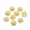 Plated Iron Fancy Bead Caps IFIN-S696-20G-1-1