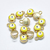 Light Gold Plated Alloy Charms ENAM-S117-27E-1
