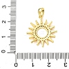 Brass Micro Pave Cubic Zirconia Pendants X-KK-F914-02A-G-3