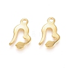 201 Stainless Steel Charms STAS-I123-10G-1