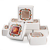 White Cardstock Flower Printed Paper Packaging Mailer Boxes CON-TAC0022-01-3