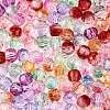 Baking Paint Electroplate Transparent Glass Seed Beads X-SEED-N006-07-3