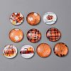 Autumn Theme Glass Cabochons GGLA-WH0002-006-1
