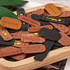 PU Leather Labels DIY-TA0003-24-12