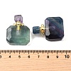 Gemstone Perfume Bottle Pendants G-L623-11G-4