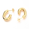 201 Stainless Steel Half Hoop Earrings EJEW-C501-16G-C-2