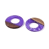 Resin & Wood Pendants WOOD-F015-14A-2