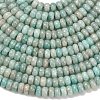 Natural Amazonite Beads Strands G-L635-A35-4x2mm-5