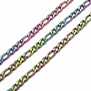 Ion Plating(IP) 304 Stainless Steel Figaro Chains CHS-H007-30MC-2