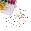 1 Box 8/0 Glass Seed Beads Round  Loose Spacer Beads SEED-X0050-3mm-10-3
