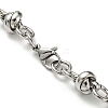 Non-Tarnish 201 Stainless Steel Link Chain Necklace STAS-Z056-02P-3