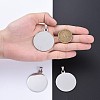 Tarnish Resistant 304 Stainless Steel Pendants LS-STAS-I140-01B-S-6