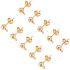 304 Stainless Steel Stud Earring Findings STAS-UN0015-57C-1