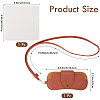 1Pc Imitation Leather Eyeglass Cases AJEW-CN0005-52A-2
