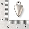 Anti-Tarnish 304 Stainless Steel Pendants STAS-I310-06P-3