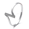 304 Stainless Steel Hinged Bangles for Women BJEW-A011-20P-4