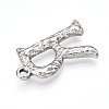 304 Stainless Steel Pendants STAS-N117-01P-R-2