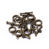 Tibetan Style Alloy Toggle Clasps X-MLF0034Y-NF-2
