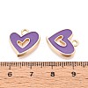 Alloy Enamel Pendants PALLOY-T092-27G-06-3